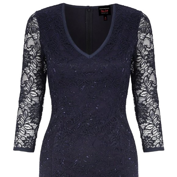 NWT Banana Republic L'wren Scott lace dress - Picture 6 of 7